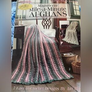 Magnificent Mile-a-Minute Afghan Book